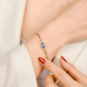Pulseira Elos com Medalha Gravada