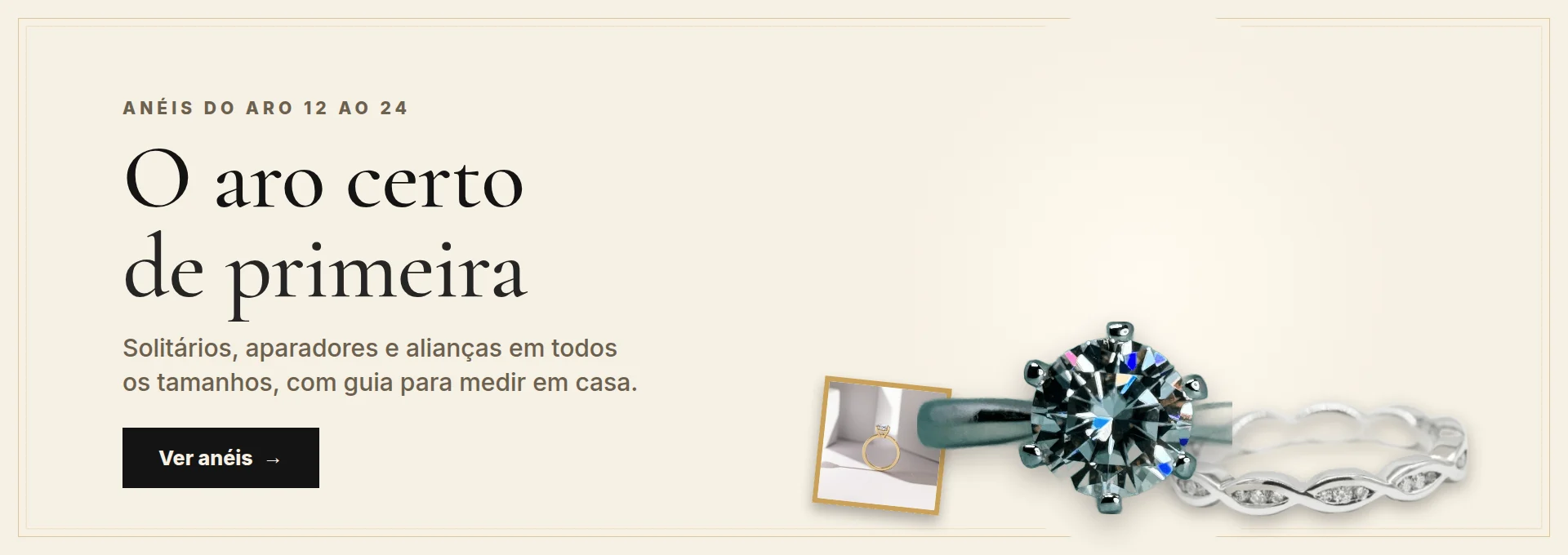 Ouro de Lua — O aro certo